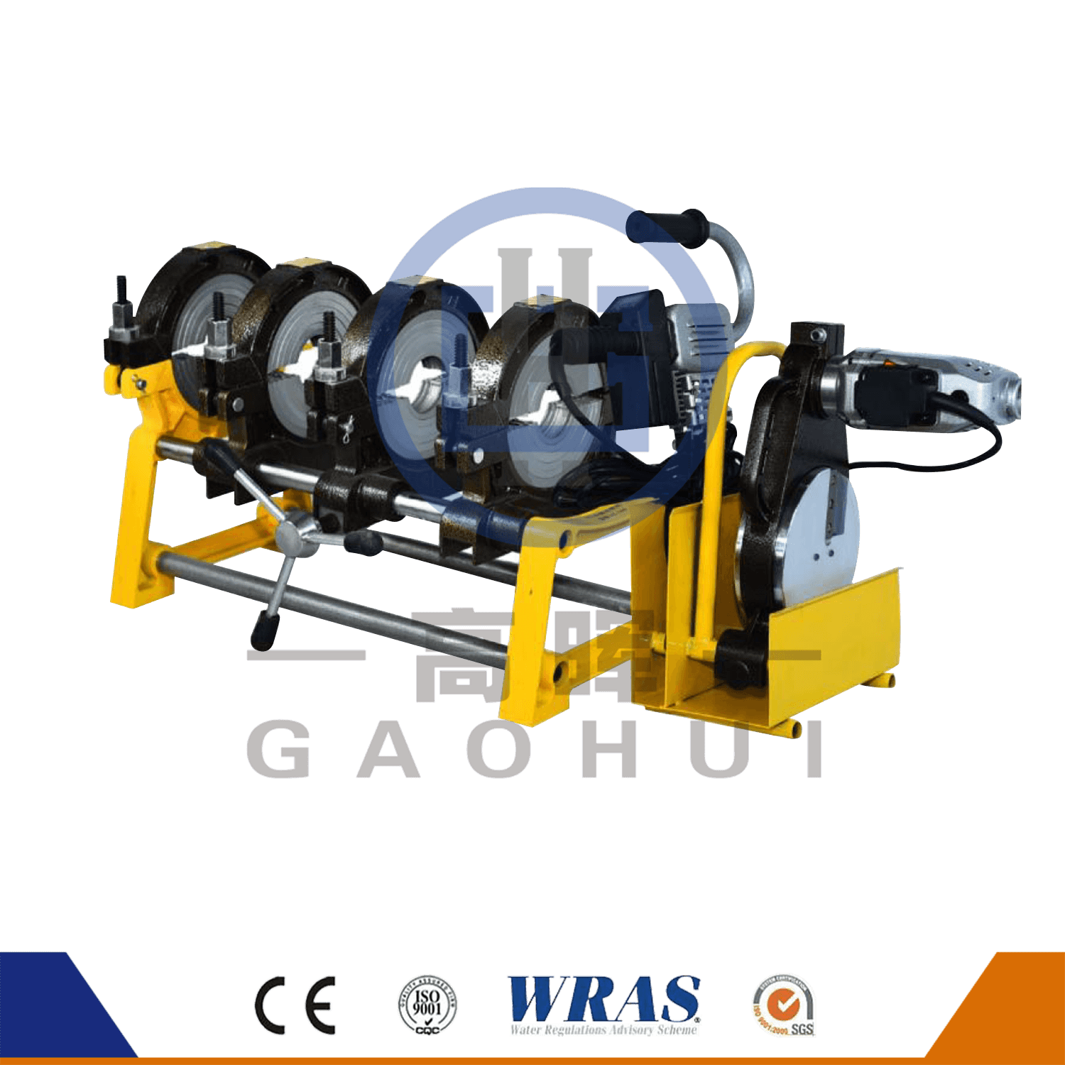 HDPE Pipe Manual Plast Butt Fusion Welding Machine GF-160-4M/GF-200-4M